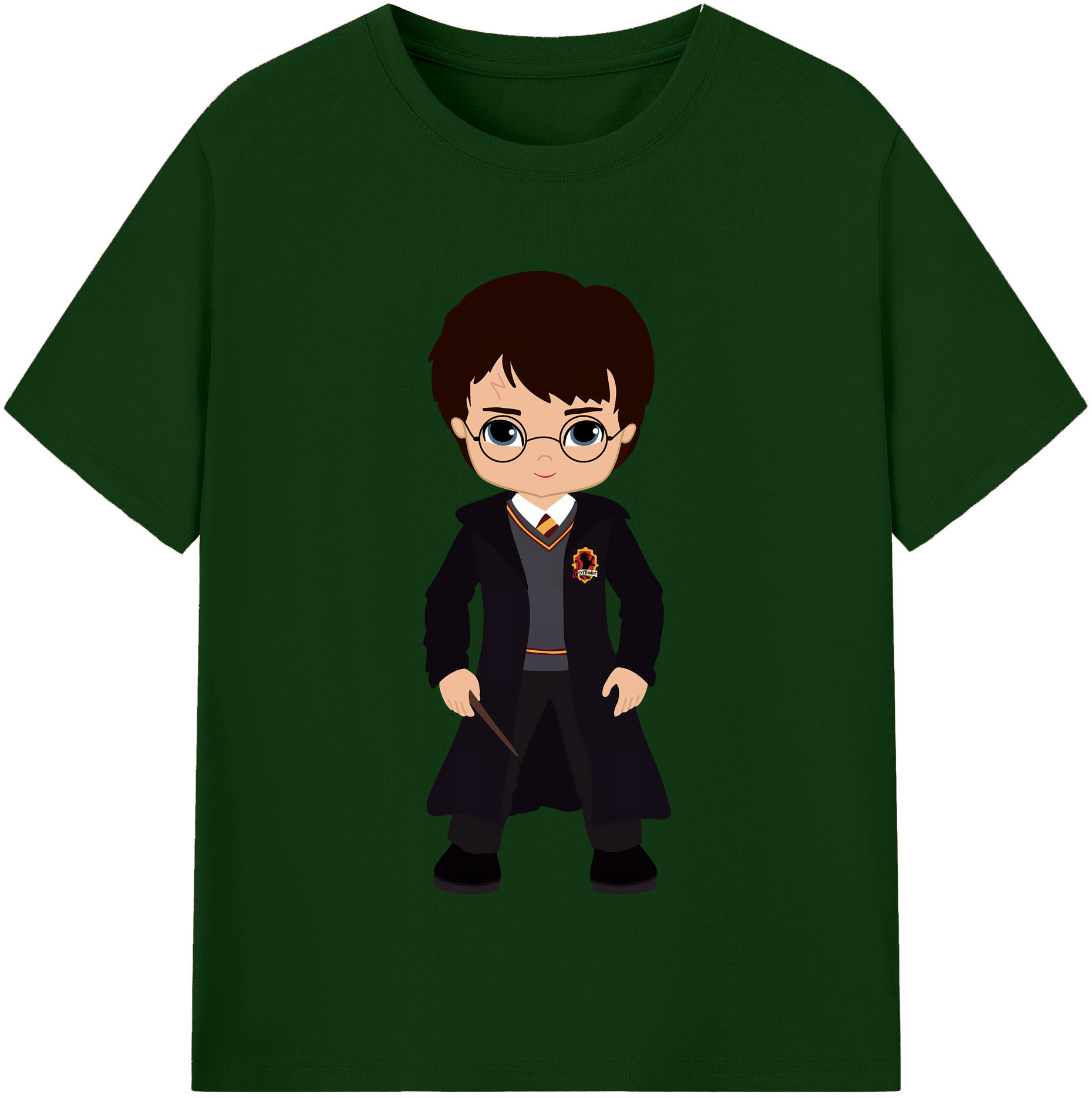 （画像用） Harry Potter ハリー・ポッターシリーズ 綿100％半袖Tシャツ（フロントプリント）